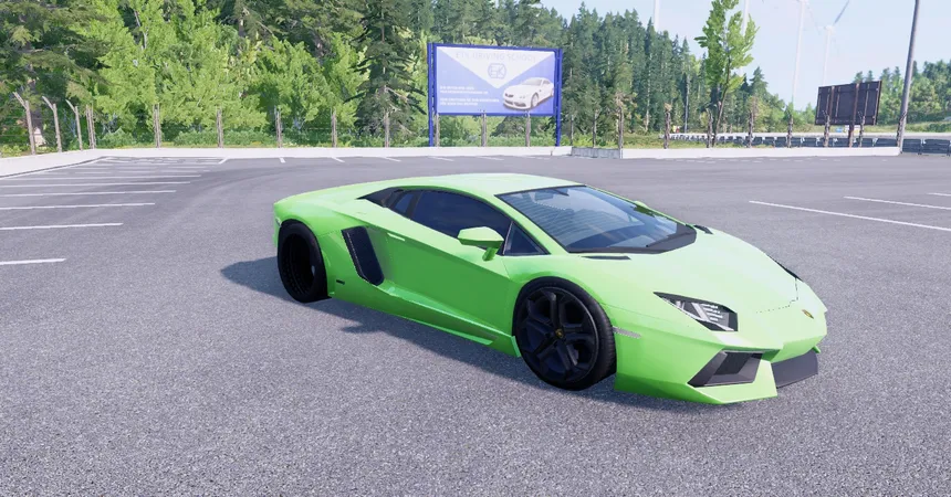 Автомобиль Lamborghini Aventador Revamp