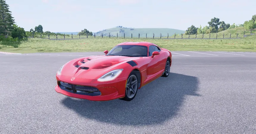 Dodge viper SRT FIXED WHEEL