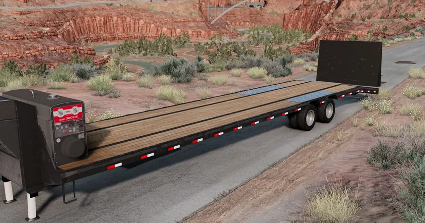PJ Trailers 42 ft Gooseneck v 4.30