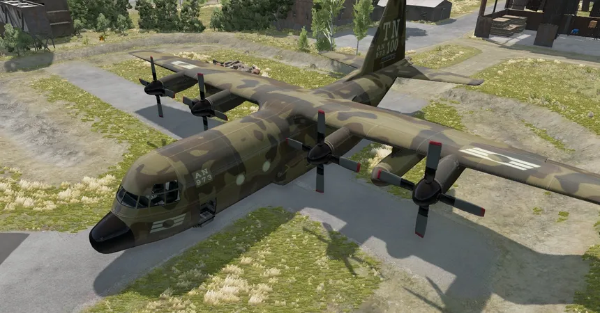 TITAN plane from gta 5 aka Lockheed c130 plus 2.1