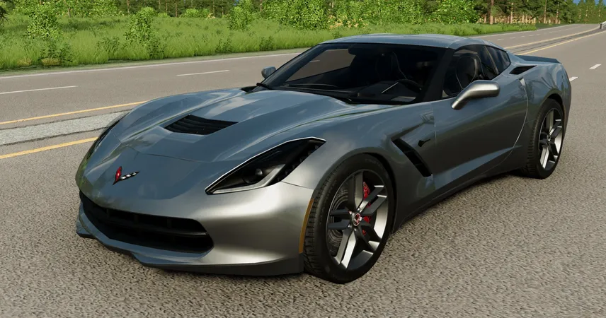 Автомобиль Chevrolet Corvette C7 v 0.28