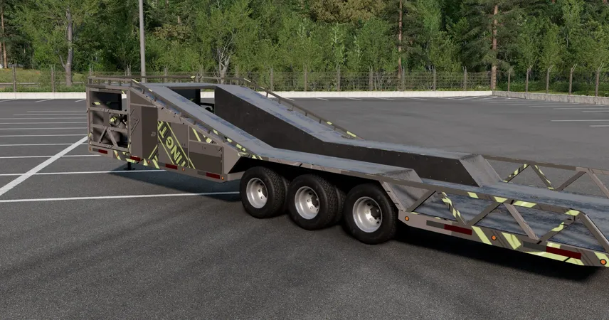 BeamNG Baja Crew 30ft Raised Deck Trailer v 1.0