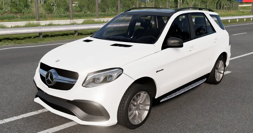 Автомобиль Mercedes-Benz GLE W166 v 1.6