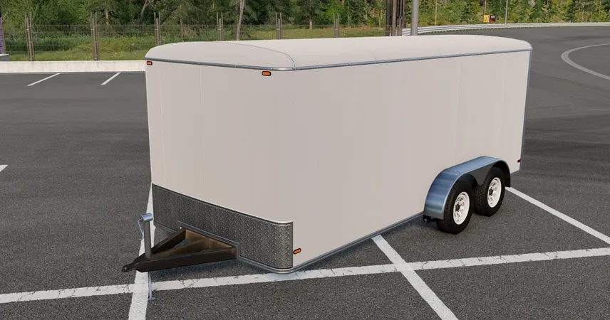 Wider Enclosed Trailer v 4.60