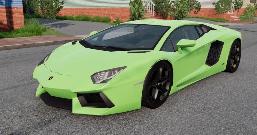 Автомобиль Lamborghini Aventador 2021 v 1.0